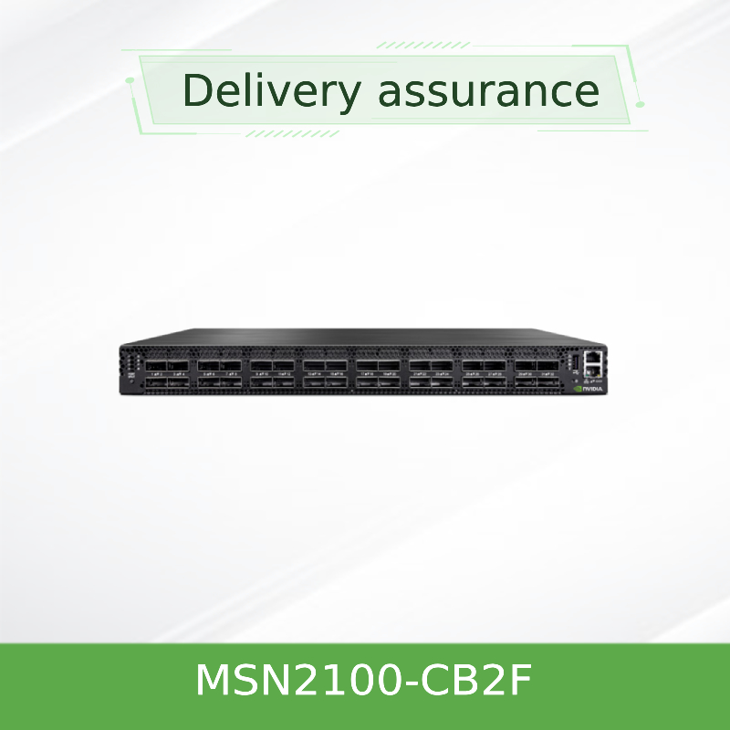 2 o interruptor curto MSN2100-CB2F 100GbE 1U 16 QSFP28 de Mellanox SN2000 da profundidade do núcleo move 2 fontes de alimentação X86 da C.A.