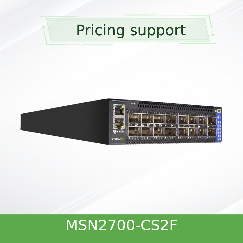 O espectro do interruptor de rede de MSN2700-CS2F Mellanox baseou o interruptor aberto dos ethernet de 25GbE/100GbE 1U