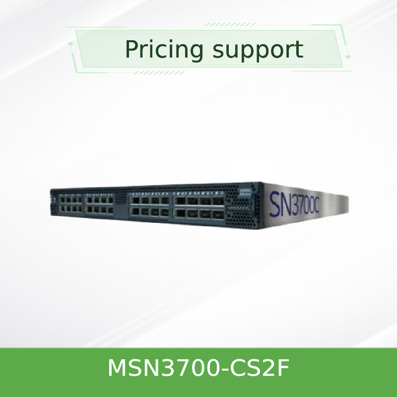 MSN3700-CS2F Spectrum-2 baseou 100GbE 1U abre o interruptor de rede do mellanox com ônix 32 portos QSFP28
