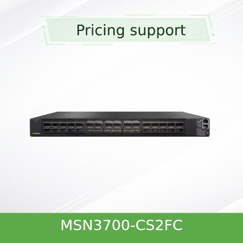 Interruptor de rede MSN3700 das fontes de alimentação Mellanox da C.A. de Linux 2 do cúmulo - portos QSFP28 de CS2FC 100GbE 1U 32