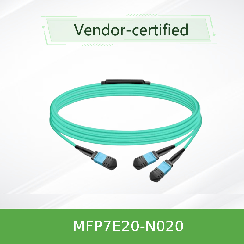Nvidia Mfp7e20-Nxxx Multimodo Óptico Splitter Fibra de Cabo Mfp7e20-N020 Mmf, MPO12 APC para 2xmpo12 APC
