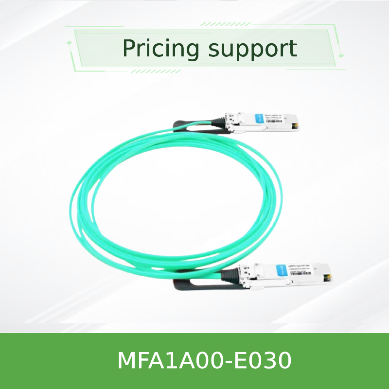 Cable QSFP Mellanox AOC baseado em VCSEL MFA1A00-E030 IB EDR até 100Gb/S
