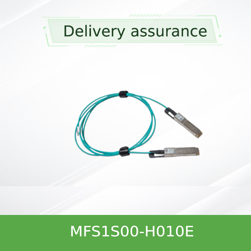 Nvidia Mfs1s00-Hxxxv 200GB/S Qsfp56 Mmf Aoc Mfs1s00-H010e Cabo óptico ativo, até 200gbps, Qsfp56 a Qsfp56