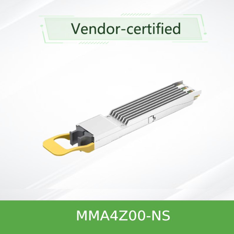 MMA4Z00-NS SFP+ MELLANOX Compatível com 800G 2xSR4 OSFP PAM4 850nm 50m InfiniBand NDR Module