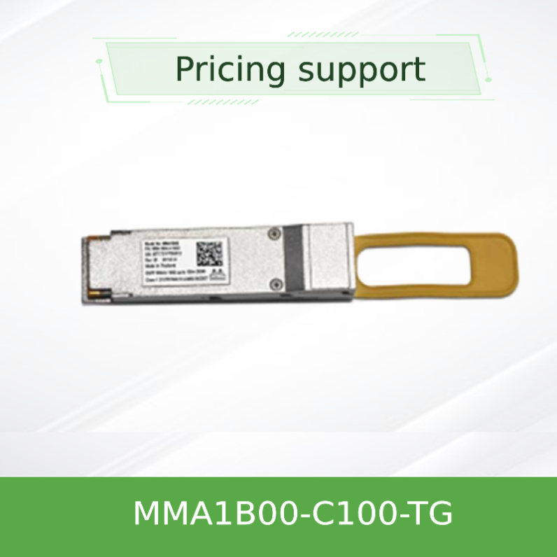 Novo Transceptor Mellanox Original MMA1b00-C100-Tg 100gbe Qsfp28 até 100m, Ddmi
