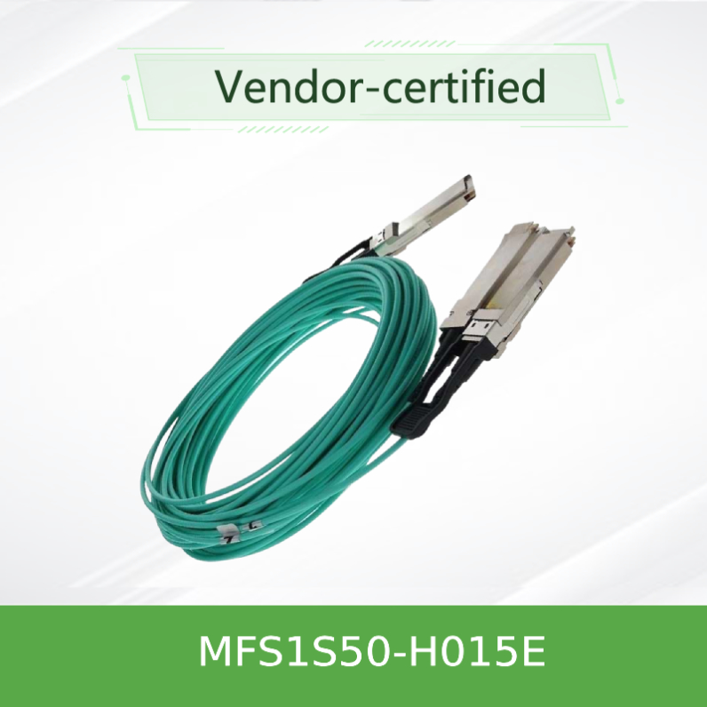 200Gb/S Para 2x100Gb/S Mellanox AOC IB HDR QSFP56 Para 2 MFS1S50-H005E MFS1S50-H010E MFS1S50-H015E MFS1S50-H015V
