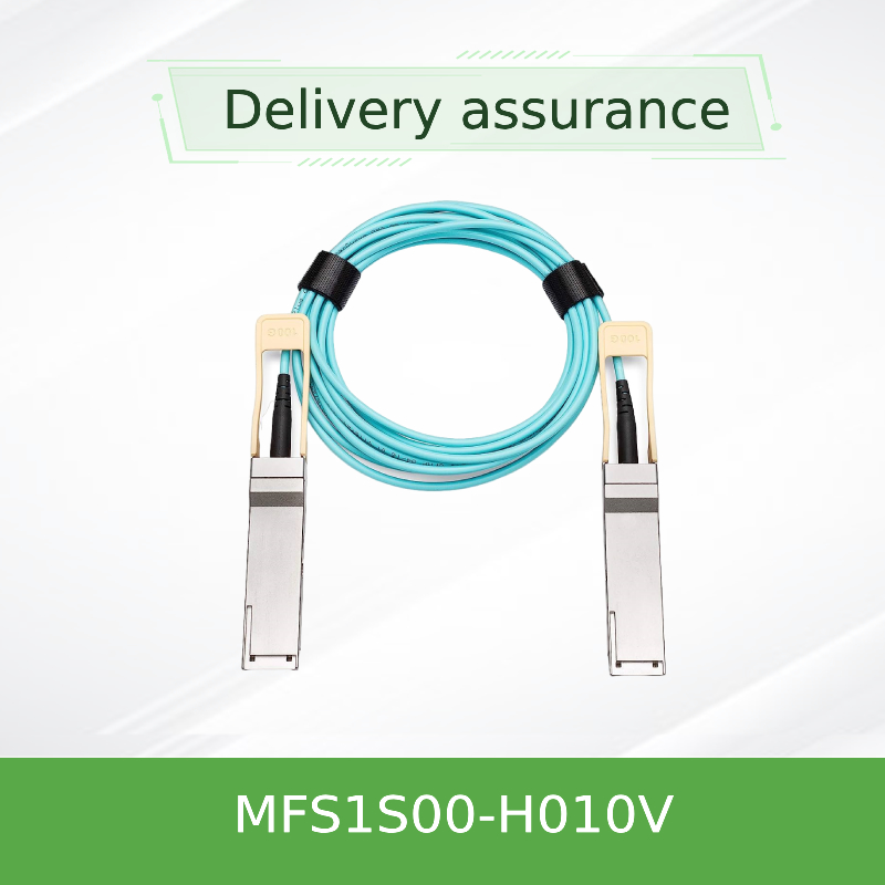 MFS1S00-H010V Mellanox AOC Cable IB HDR Até 200Gb/S QSFP56 10m Sfp