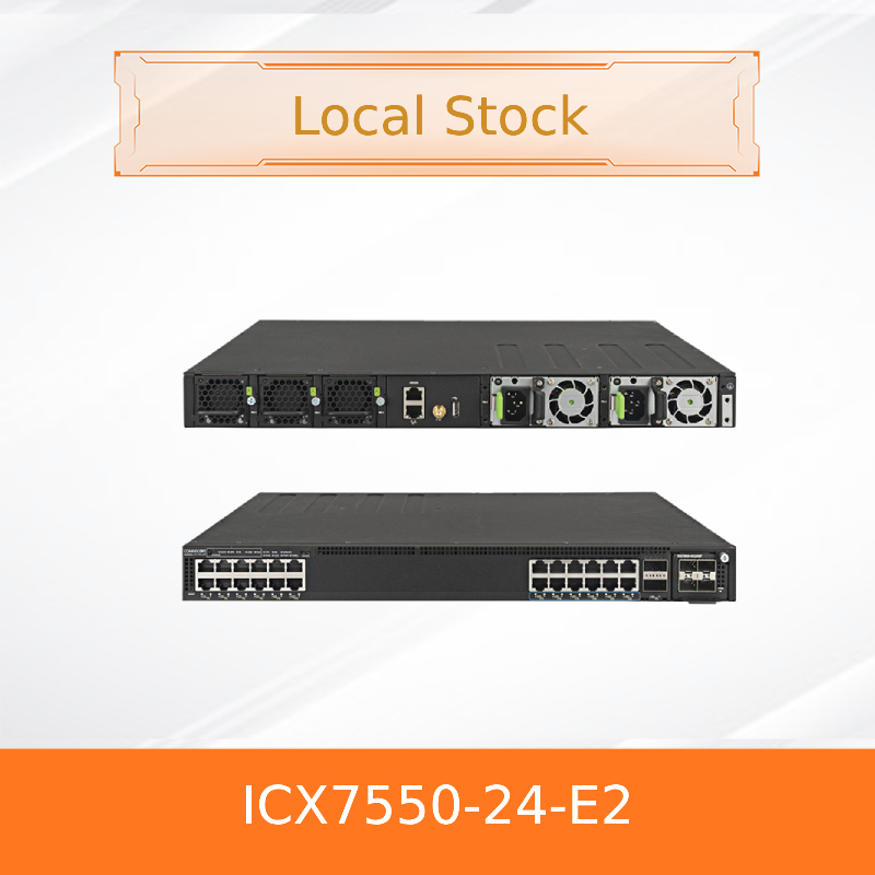 Switch Advanced Ruckus ICX7550-24-E2 com 24 portas para conectividade perfeita