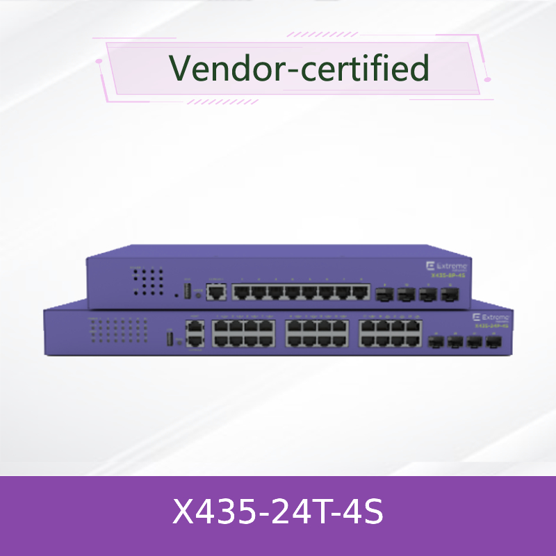 X435-24t-4s Premium Gigabit Ethernet Switch para maior confiabilidade da rede