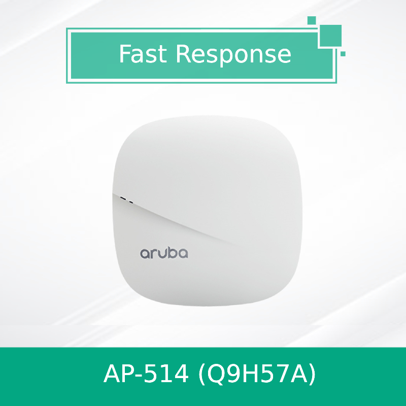 Ponto de acesso sem fio interno de alta qualidade Hpe Aruba Ap-514 (Q9H57A) para empresas
