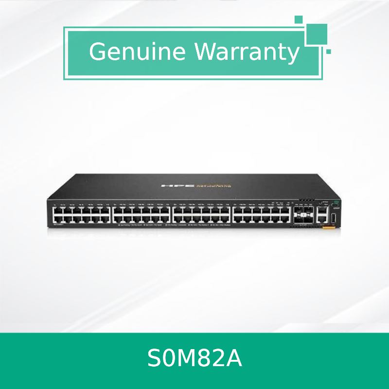 Novo Switch de Rede Hpe Aruba Networking Cx 6200f Original (S0M82A)
