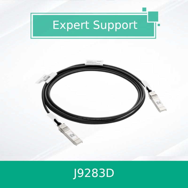 Cabo de cobre de conexão direta Hpe Aruba Networking 10g SFP+ para SFP+ 3m (J9283D)