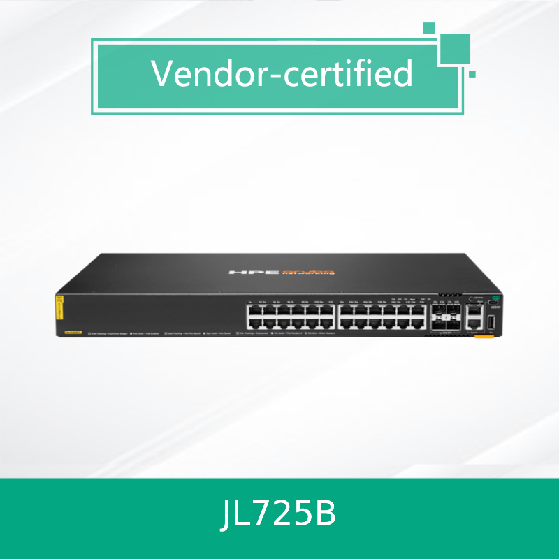 Produtos 100% originais Hpe Aruba Networking Cx 6200f 24G Classe-4 Poe 4SFP+ 370W Switch (JL725B)