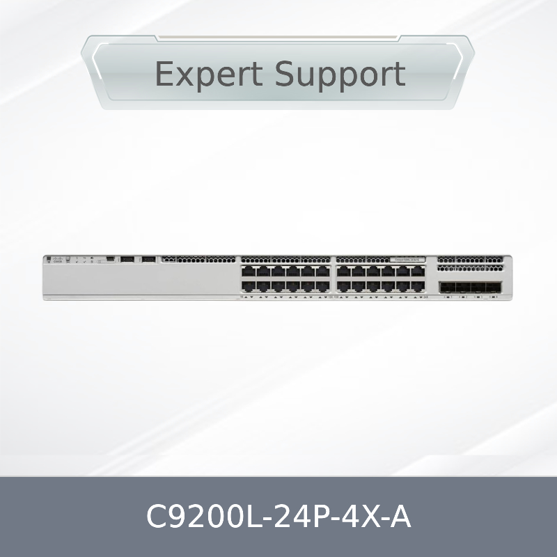 Nova fábrica original selada C9200L-24p-4X-a 9200L 24-Port Poe+ 4 X 1g Network Advantage Ciscos Switch C9200L-24p-4X-a