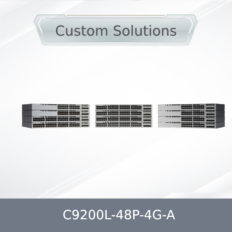 Cisco Novo Original C9200L-48p-4G-a 9200L 48 Portos 10/100/1000 Poe+ 4X1g Uplink Switch Network Advantage C9200L-48p-4G-a
