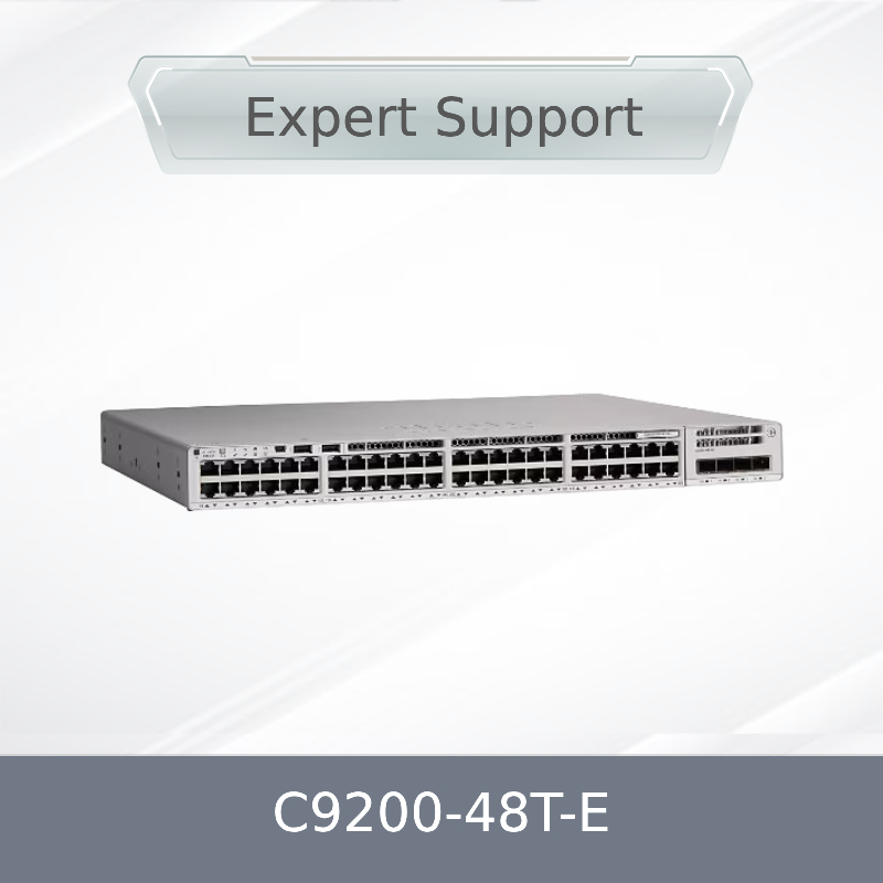 C9200-48t-E Novo Gigabit Ethernet gerenciado e selado de 48 portas Gigabit Switch