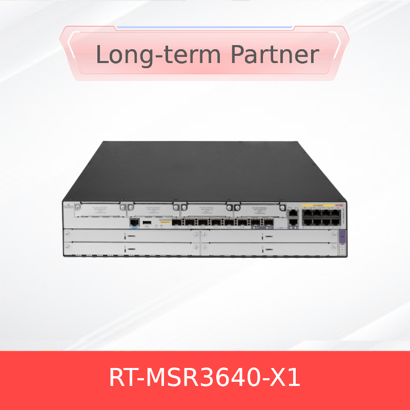 Desempenho de Encaminhamento da Caixa de Produtos do Roteador Série H3c Rt-Msr3640-X1 10g SFP+