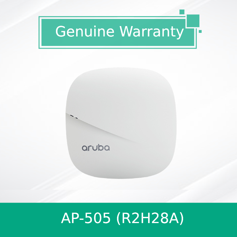 Ponto de Acesso Wi-Fi 6 Aruba AP-505 (R2H28A) 802.11ax Sem Fio Interno IoT-Ready