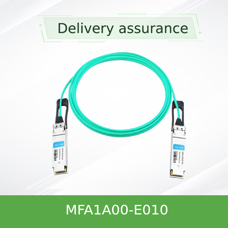 Mellanox MFA1A00-E010 100G QSFP28 AOC | Cabo Óptico Ativo de 10m para InfiniBand EDR