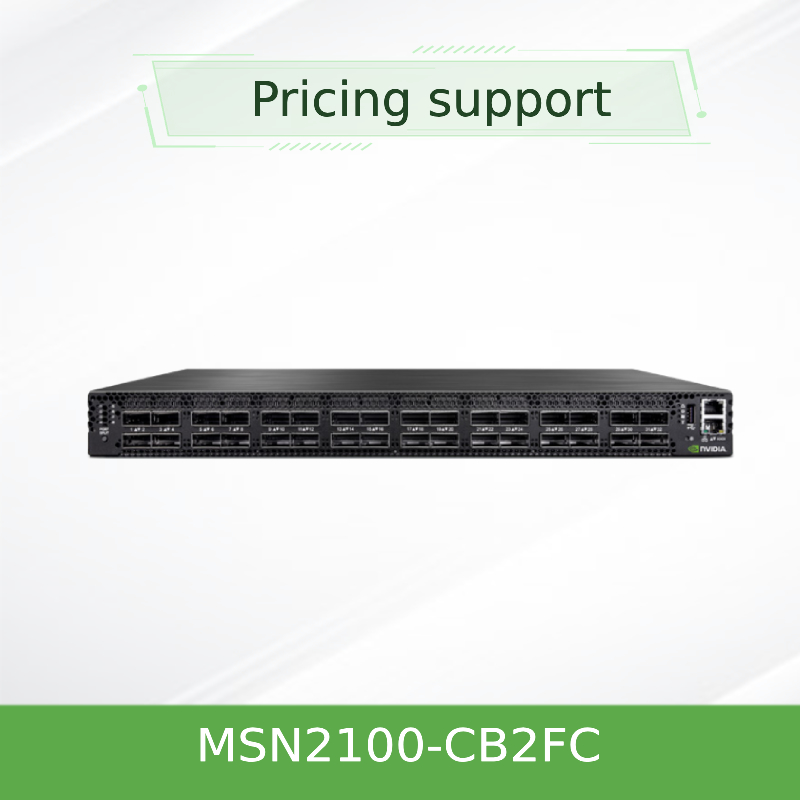 NVIDIA Spectrum SN2100 MSN2100-CB2FC 100GbE Switch Ethernet Aberto 16-Port QSFP28 Data Center e Rede em Nuvem