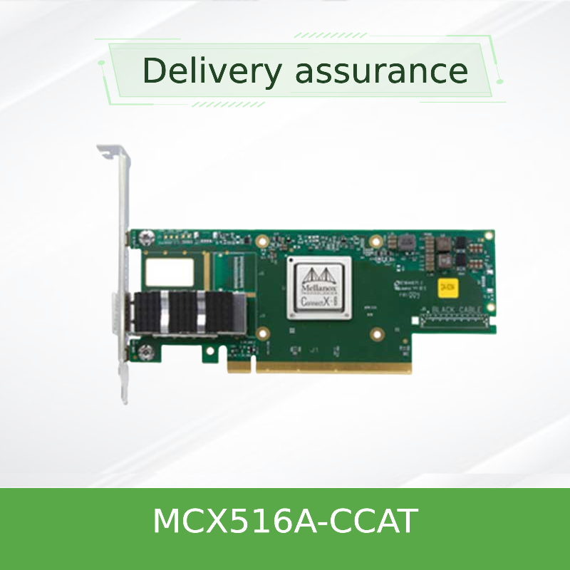 Placa de Rede Mellanox ConnectX-5 EN MCX516A-CCAT - NIC PCIe de 100GbE de Duas Portas com RDMA