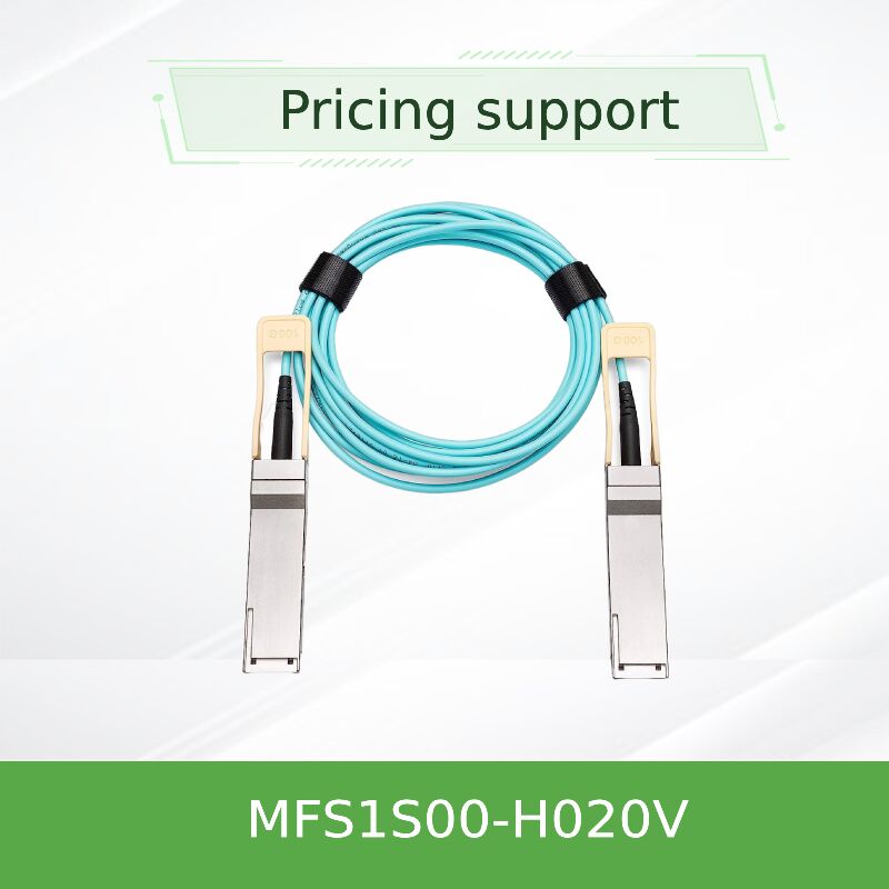 mellanox MFS1S00-H020V 20m 200Gb/s QSFP56 Cabo Óptico Ativo para Interconexão de Data Center de Longo Alcance