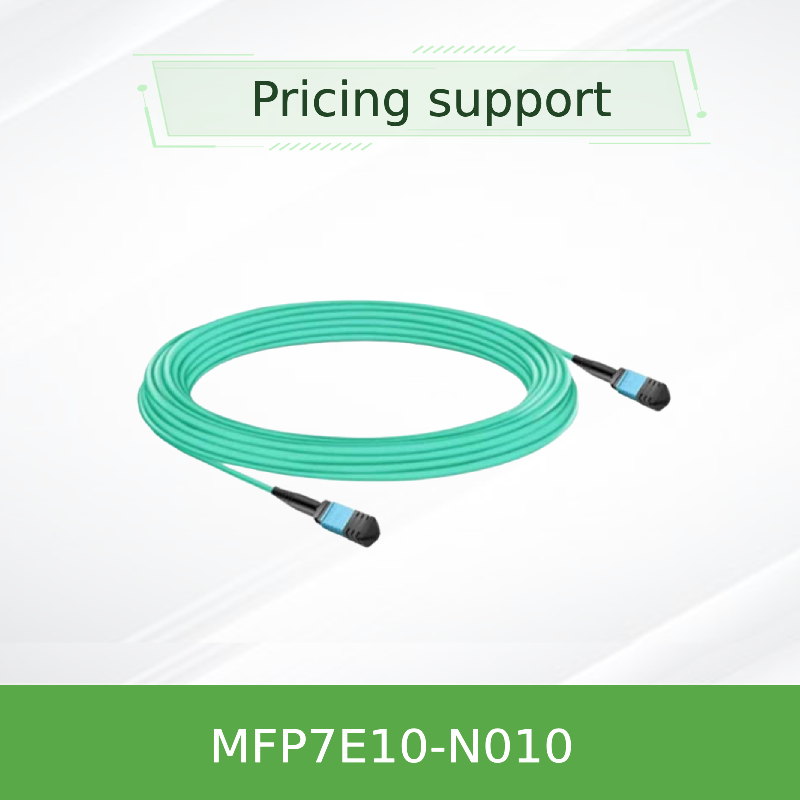 NVIDIA MFP7E10-N010 10m MPO-12/APC to MPO-12/APC Multimode Fiber Optic Cable for 400G/NDR InfiniBand & Ethernet