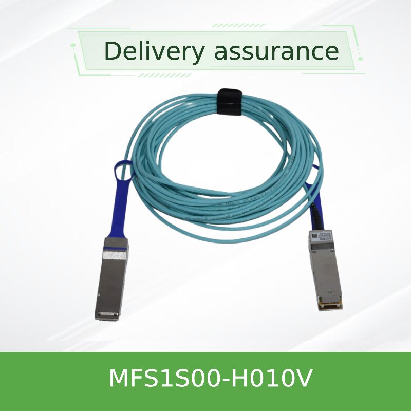 Mellanox MFS1S00-H010V 10m QSFP56 cabo óptico ativo 200Gb/s InfiniBand HDR & Ethernet, AOC Hot-Pluggable com DDM