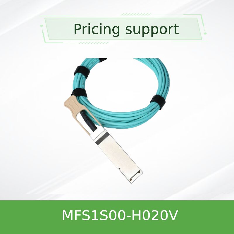 NVIDIA mellanox MFS1S00-H020V 200Gb/s QSFP56 cabo óptico ativo 20m AOC para HDR InfiniBand
