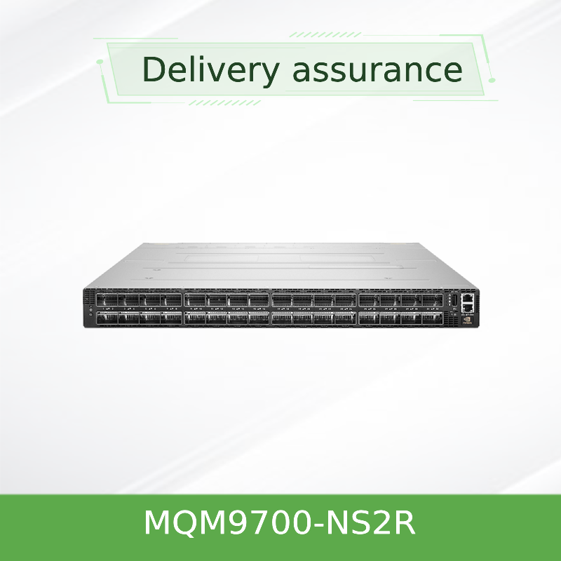 MQM9700-NS2R 400G NDR InfiniBand Smart Switch – 64 Ports On-Board Subnet Manager C2P Airflow