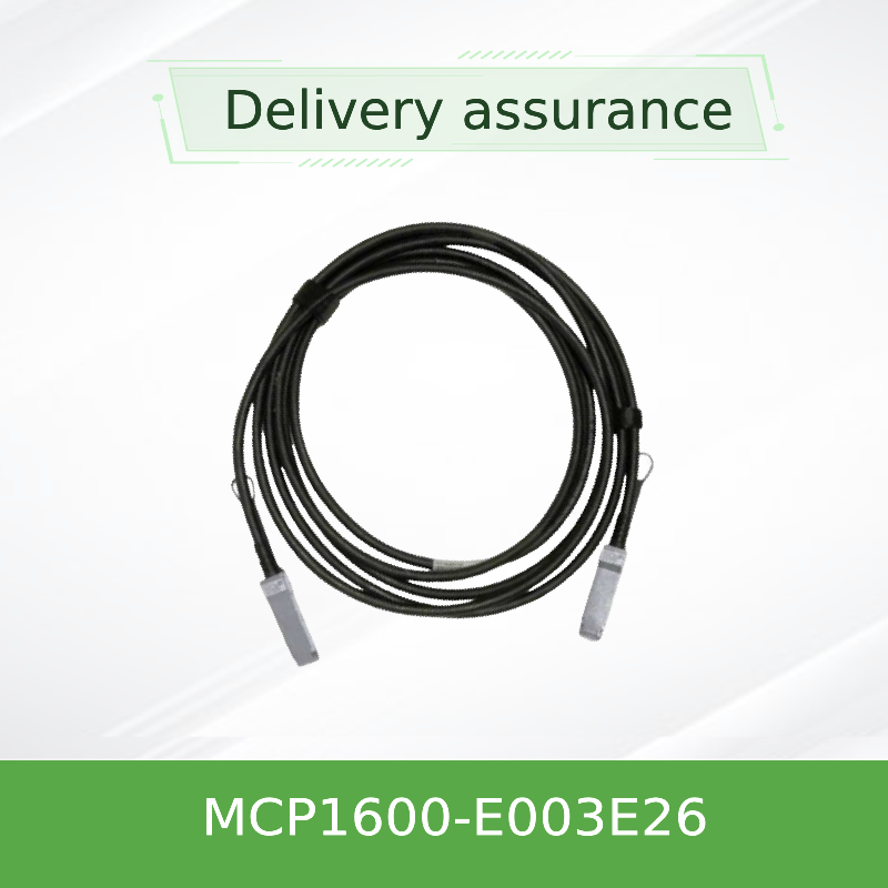 Cabo DAC passivo Mellanox MCP1600-E003E26 100 Gb/s QSFP28 – 3 m, 26 AWG, InfiniBand EDR e compatível com 100 GbE