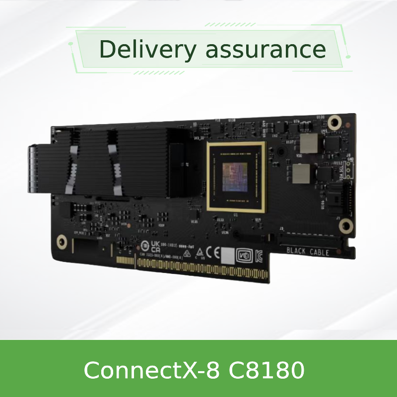 NVIDIA ConnectX-8 SuperNIC C8180 – NIC inteligente InfiniBand e Ethernet de 800 Gb/s, PCIe Gen6, OSFP/QSFP112