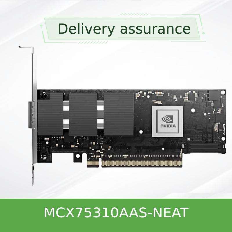 Adaptador RDMA de porta única ConnectX-7 MCX75310AAS-NEAT 400G para AI, HPC e Cloud Data Centers